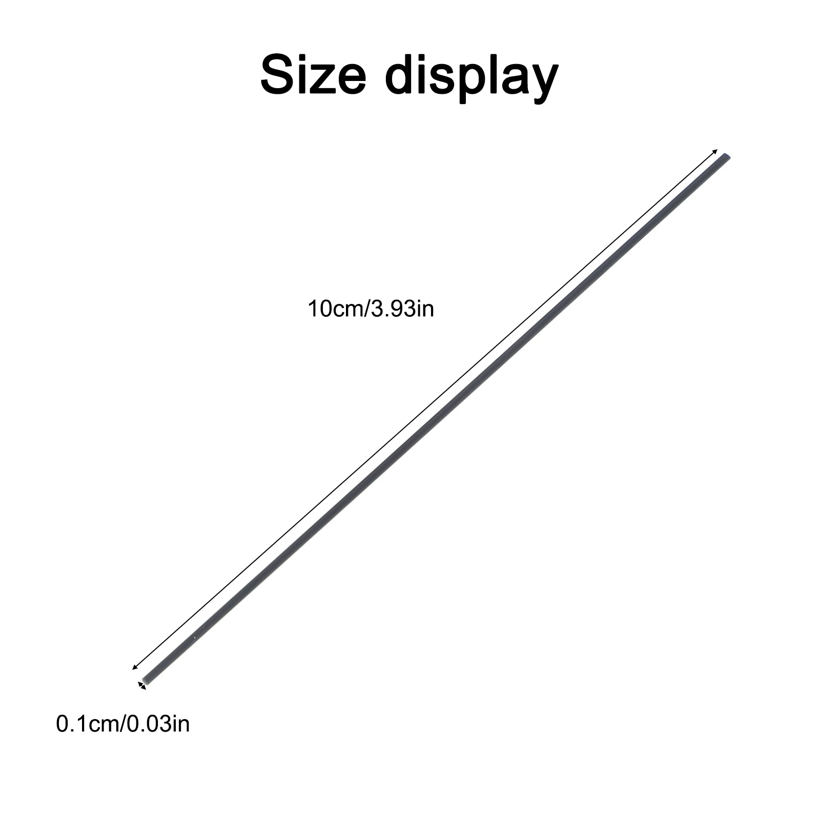 High Quality Brand New 2*carbon Sticks Approx 5G Black 1mm~10mm*10cm Carbon Fiber Fishing Repairment For Broken Fishing Pole
High Quality Brand New 2*carbon Sticks Approx 5G Black 1mm~10mm*10cm Carbon Fiber Fishing Repairment For Broken Fishing Pole