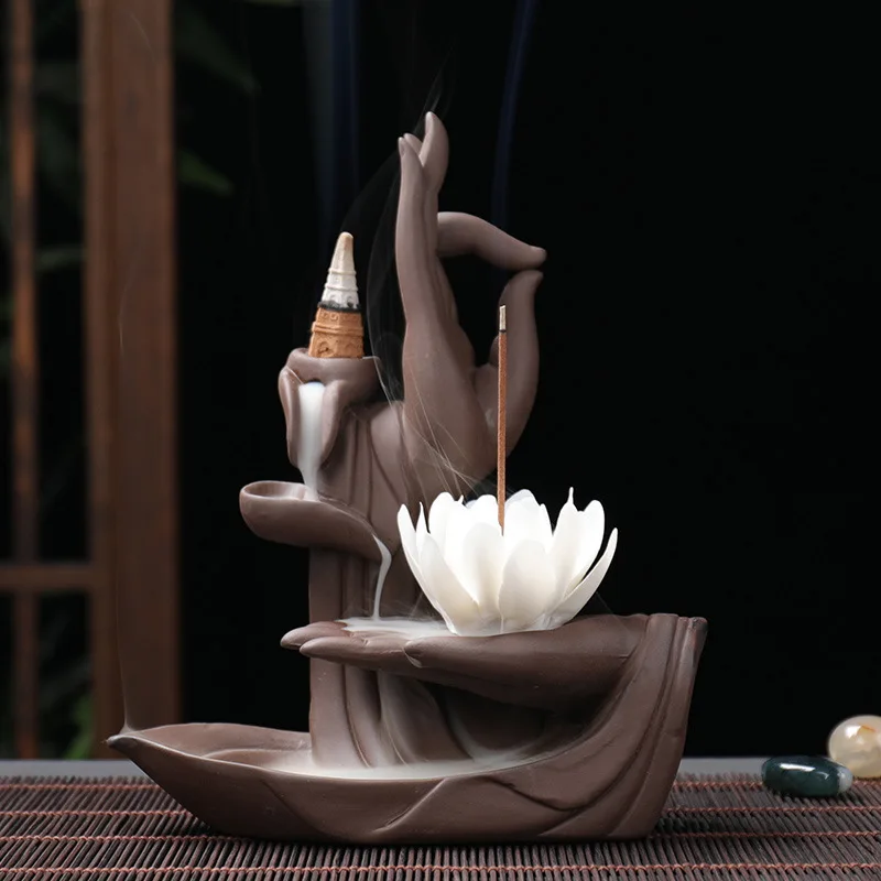 Antique Purple Clay Backflow Incense Burner for Home Office, Figurines and Miniatures Decor
Antique Purple Clay Backflow Incense Burner for Home Office, Figurines and Miniatures Decor