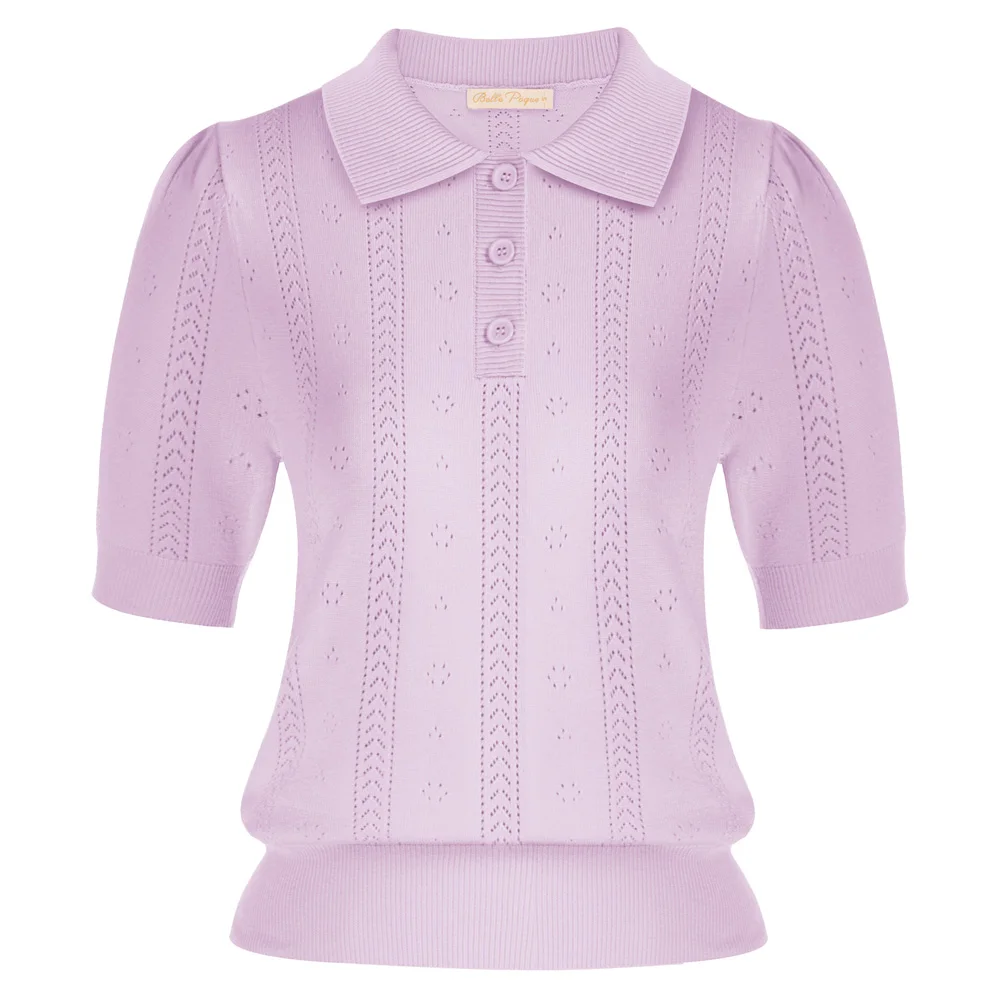 BP Women Lapel Collar Cardigan Sweater Summer Puffed Short Sleeve Button-Up Knitwear Ribbed Lapel Collar Tops Knitted
BP Women Lapel Collar Cardigan Sweater Summer Puffed Short Sleeve Button-Up Knitwear Ribbed Lapel Collar Tops Knitted