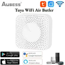WIFI Tuya Smart Air Box Air Quality Monitor CO2 Sensor Temperature Humidity Meter VOC PM2.5 Gas Detector Via Google Home Alexa
WIFI Tuya Smart Air Box Air Quality Monitor CO2 Sensor Temperature Humidity Meter VOC PM2.5 Gas Detector Via Google Home Alexa