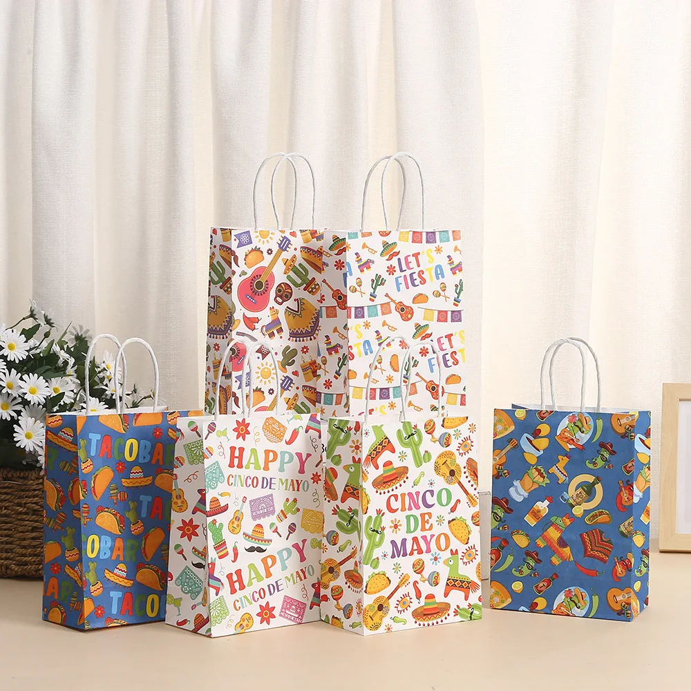 12/24pcs Festival Gift Bags Birthday Party Cute Cartoon Letter Print Handbag Gift Packaging Decoration Kraft Paper Tote Bags
12/24pcs Festival Gift Bags Birthday Party Cute Cartoon Letter Print Handbag Gift Packaging Decoration Kraft Paper Tote Bags