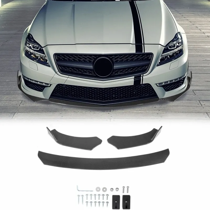 3Pcs/set Universal Car Front Bumper Lip Body Kit Spoiler Trim Protection Spoiler Exterior Accessories
3Pcs/set Universal Car Front Bumper Lip Body Kit Spoiler Trim Protection Spoiler Exterior Accessories