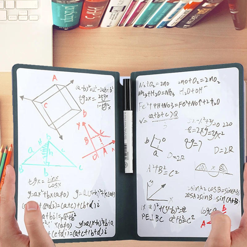 A5 Reusable Free Whiteboard Notebook Leather Memo Whiteboard Pen Erasing Cloth Weekly Planner Portable Stylish Office Notebooks
A5 Reusable Free Whiteboard Notebook Leather Memo Whiteboard Pen Erasing Cloth Weekly Planner Portable Stylish Office Notebooks
