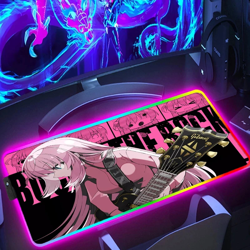 Anime music girl mouse pad large RGB mouse keyboard pad cute BOCCHI THE ROCK mousemat game computer mouse carpet non-slip rubber
Anime music girl mouse pad large RGB mouse keyboard pad cute BOCCHI THE ROCK mousemat game computer mouse carpet non-slip rubber