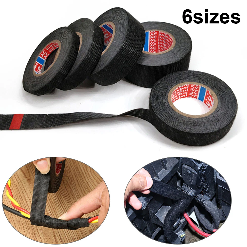 1PCS 9/15/19MM Adhesive Cloth Tape PVC Car Wiring Loom Tape Adhesive Fabric Harness Cable Insulation Electrical Supplies
1PCS 9/15/19MM Adhesive Cloth Tape PVC Car Wiring Loom Tape Adhesive Fabric Harness Cable Insulation Electrical Supplies