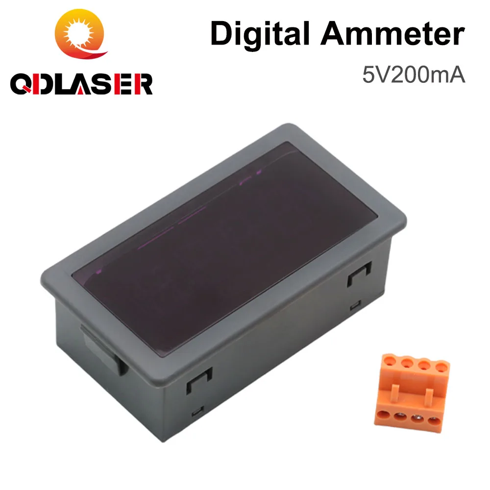 QDLASER 200mA LED DIgital Ammeter Voltage Current Meter Volt Detector Tester Monitor Panel 5V for Co2 Laser Machine Power System
QDLASER 200mA LED DIgital Ammeter Voltage Current Meter Volt Detector Tester Monitor Panel 5V for Co2 Laser Machine Power System