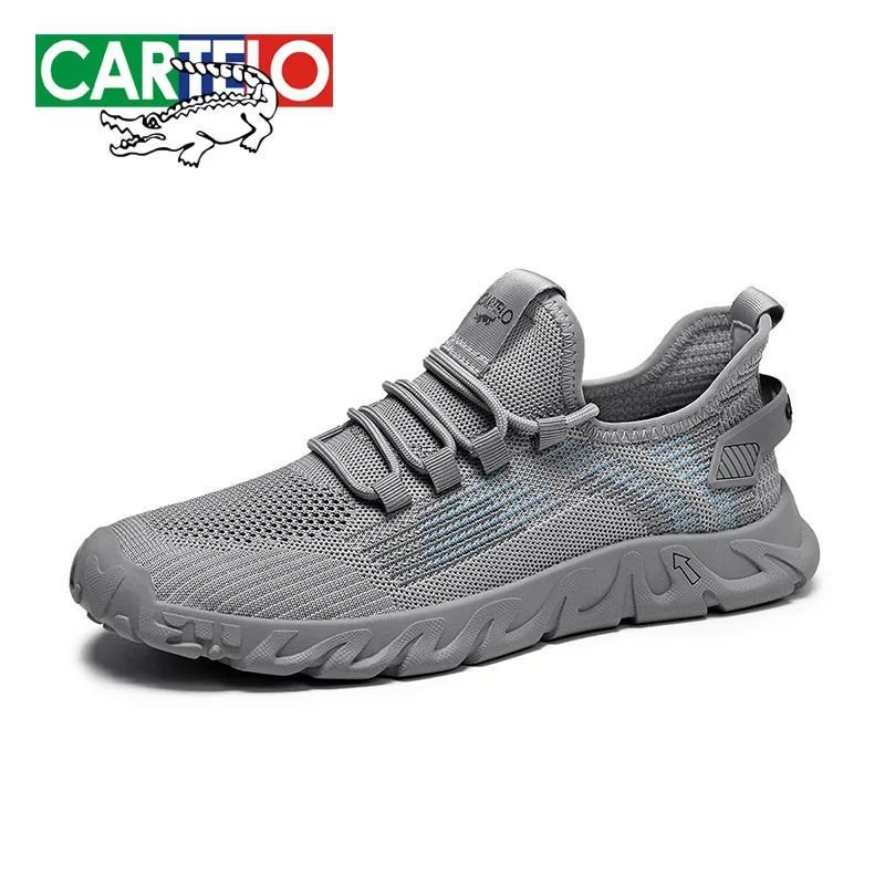 

CARTELO Breathable Mesh Sneakers for Men Summer Running Trainers Outdoor Hiking Shoes Zapatos Casuales De Hombre