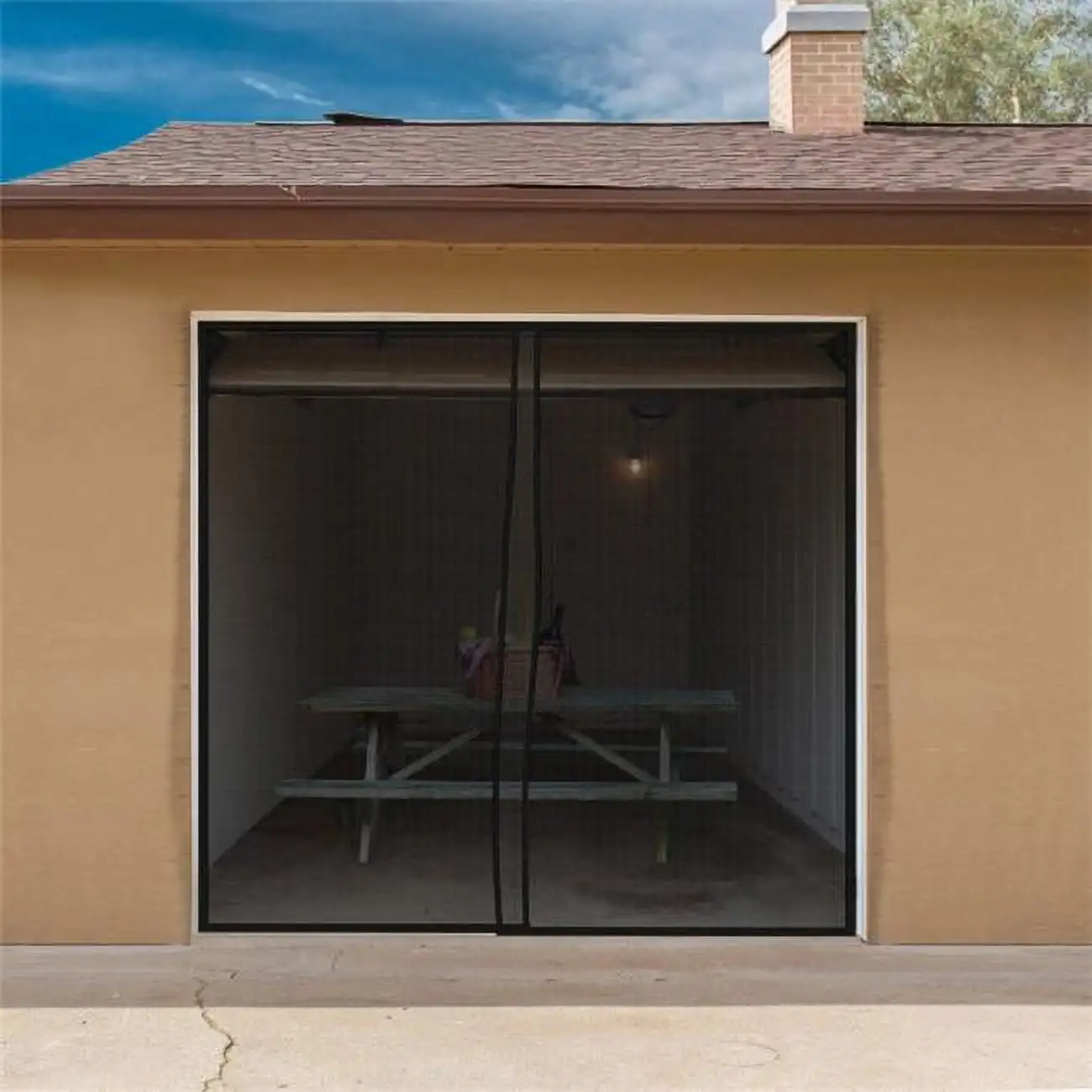 Pure Garden One Car Garage Door Screen – Heavy-Duty Weighted Mesh Curtain with Magnetic Closure
Pure Garden One Car Garage Door Screen – Heavy-Duty Weighted Mesh Curtain with Magnetic Closure