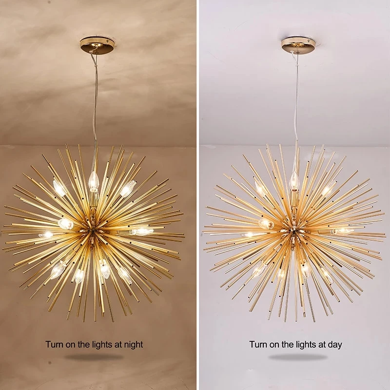

Modern Gold Chandeliers Lighting for Living Room Bedroom Indoor Luxury metal light Hanging Lamps E14 chandelier Home Decor