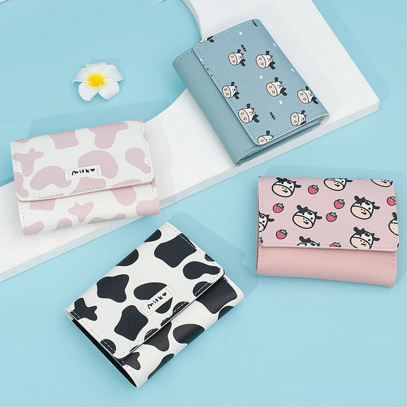 1Pc New Cow Coin Purse PU Leather Cartoon Animal Multi-card Slot Short Women Coin Purses Student Wallets Female Money Bag Gifts
1Pc New Cow Coin Purse PU Leather Cartoon Animal Multi-card Slot Short Women Coin Purses Student Wallets Female Money Bag Gifts