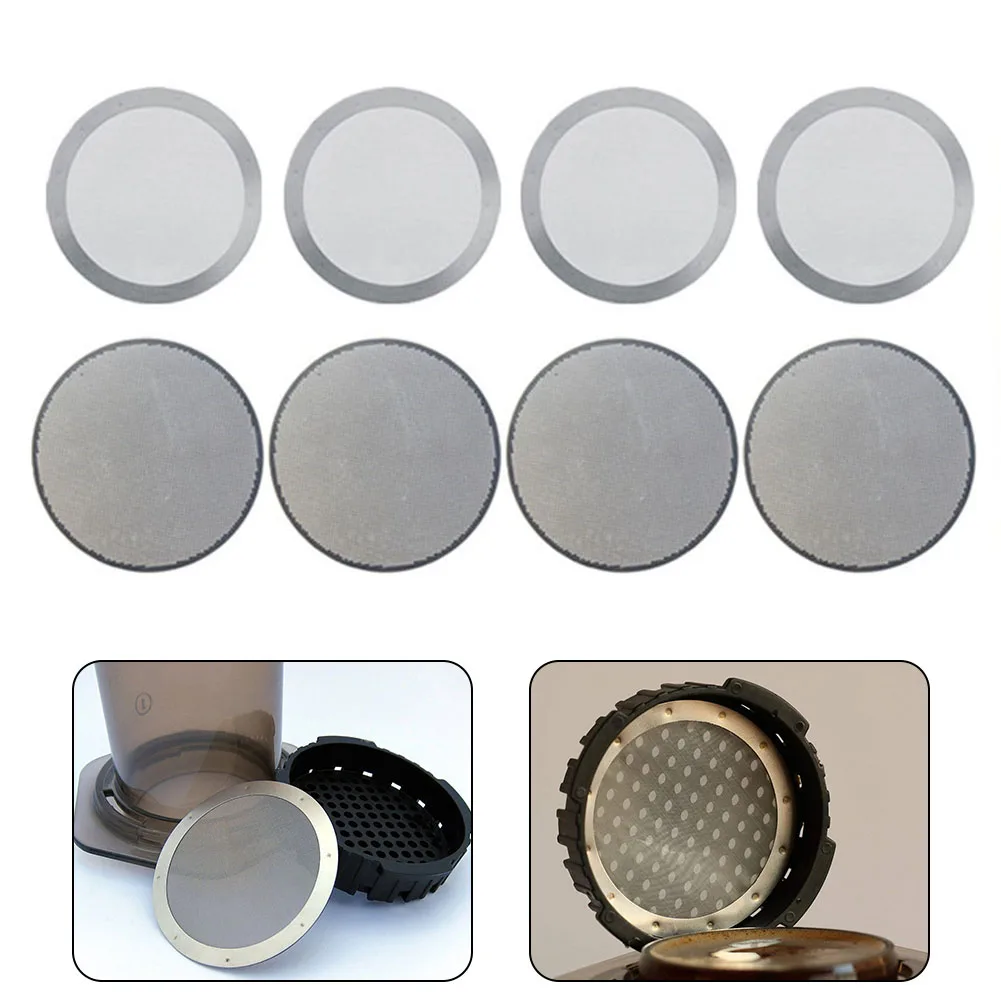 2 Pack Disc Metal Coffee Filters 61mm Stainless Steel Reusable Mesh Strainers Portafilter Baskets Home Kitchen Accessories
2 Pack Disc Metal Coffee Filters 61mm Stainless Steel Reusable Mesh Strainers Portafilter Baskets Home Kitchen Accessories