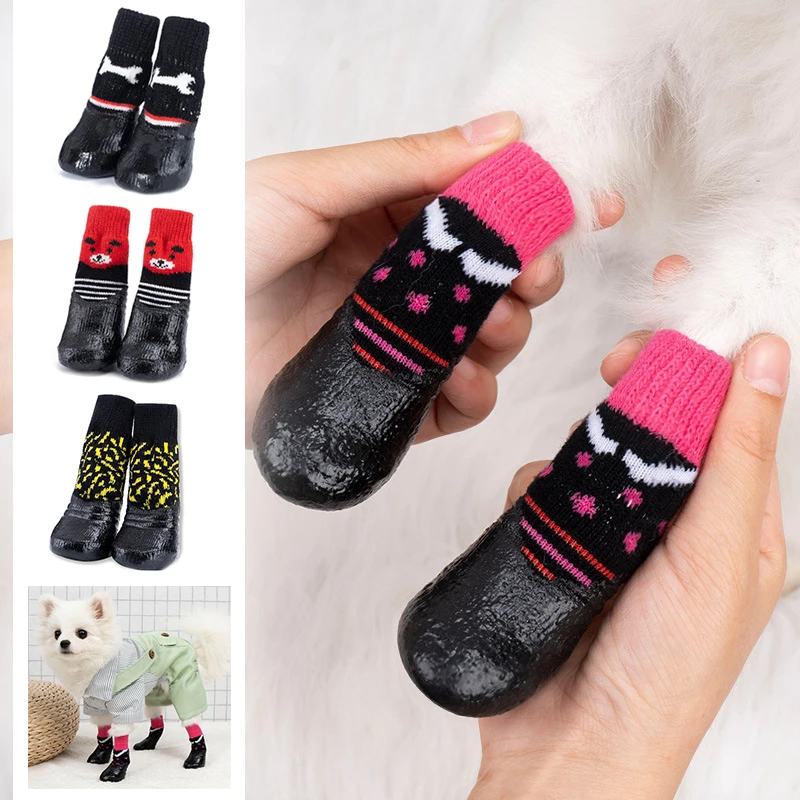 4Pcs/set Dog Rain Snow Boots Footwear Pet Dog Shoes Rubber Cotton Puppy Socks Cute Waterproof Non-slip Pet Socks Cat Shoes
4Pcs/set Dog Rain Snow Boots Footwear Pet Dog Shoes Rubber Cotton Puppy Socks Cute Waterproof Non-slip Pet Socks Cat Shoes
