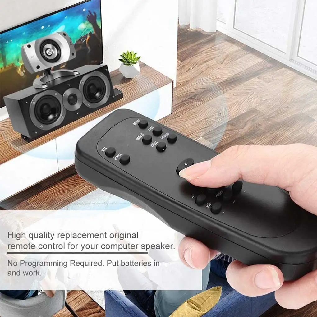 Black ABS Speaker Soundbar Remote Control Wear-resisting Controller Replacement For Logitech z5500 z680 z5400 Soundbox
Black ABS Speaker Soundbar Remote Control Wear-resisting Controller Replacement For Logitech z5500 z680 z5400 Soundbox
