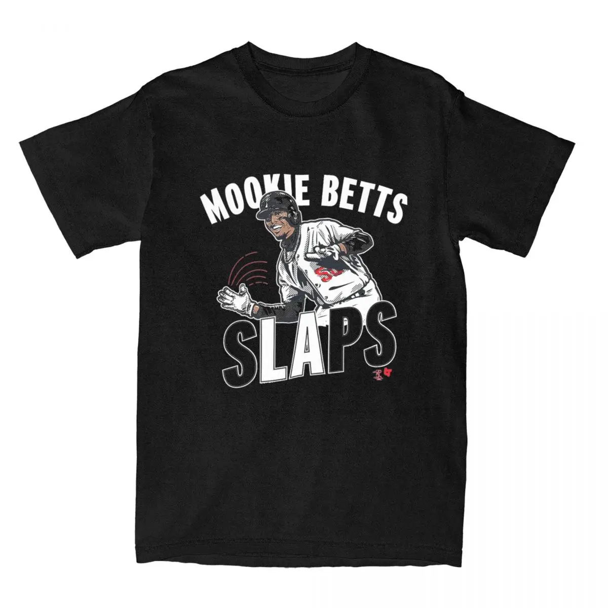 Мужская и Женская бейсбольная Футболка Mookie Betts Slaps Los Angeles, хлопковые топы, футболка с графическим принтом для всех сезонов
Мужская и Женская бейсбольная Футболка Mookie Betts Slaps Los Angeles, хлопковые топы, футболка с графическим принтом для всех сезонов