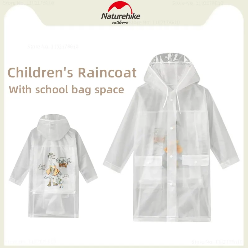 Naturehike Children's Waterproof Raincoat School Boys Girls Raincoat With Schoolbag Space Outdoor Windproof Raincoat Hood Poncho
Naturehike Children's Waterproof Raincoat School Boys Girls Raincoat With Schoolbag Space Outdoor Windproof Raincoat Hood Poncho