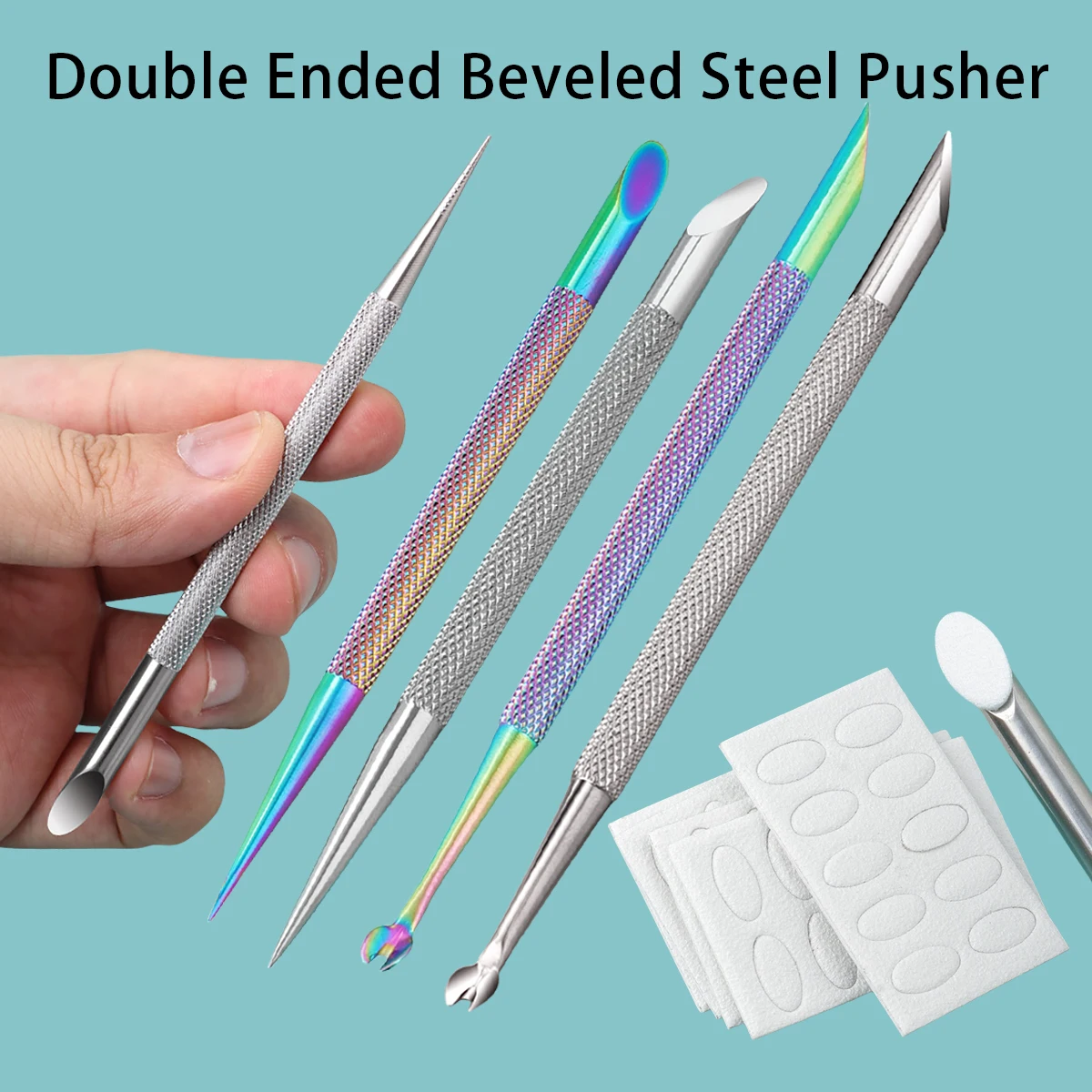 1 Pcs Double-ended Stainless Steel Cuticle Pusher Nail Manicures Remover Manicure Sticks Nail Art Tools
1 Pcs Double-ended Stainless Steel Cuticle Pusher Nail Manicures Remover Manicure Sticks Nail Art Tools