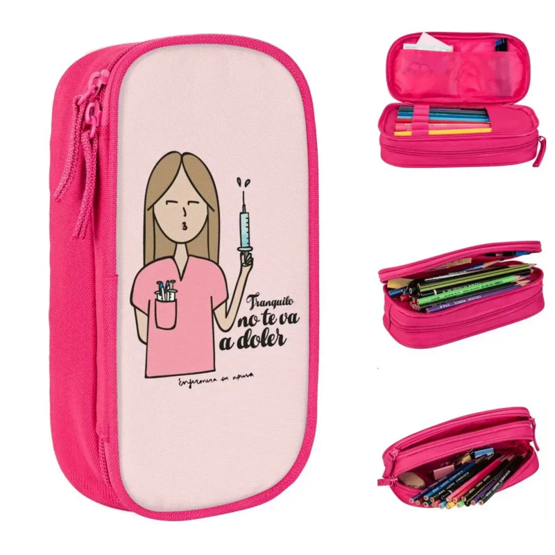 Doctor Medical Pencil Case Enfermera En Apuros Nurse Pen Box Bags for Student Big Capacity Students School Cosmetic Pencil Box
Doctor Medical Pencil Case Enfermera En Apuros Nurse Pen Box Bags for Student Big Capacity Students School Cosmetic Pencil Box