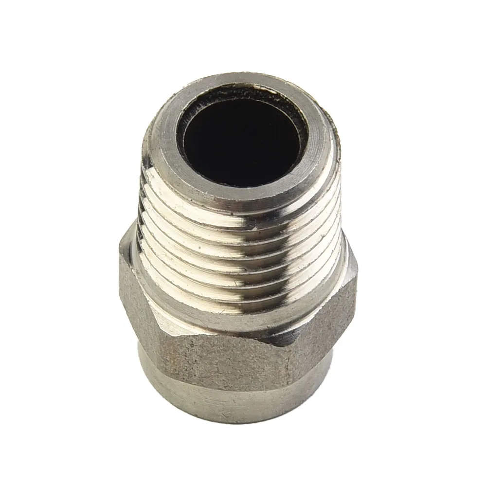 Thread Spray Nozzle 1/4\\\\\\\" Male NPT 4000 PSI Replace Silver Spiral Nozzle Pressure Washer Spray Angle 0°/15/25°/40°
Thread Spray Nozzle 1/4\\\\\\\" Male NPT 4000 PSI Replace Silver Spiral Nozzle Pressure Washer Spray Angle 0°/15/25°/40°