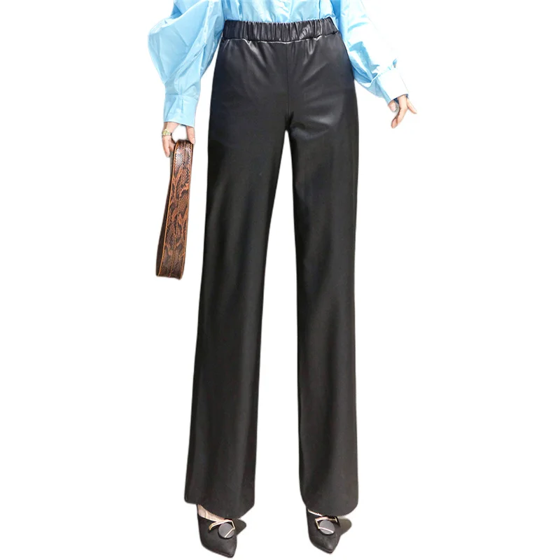 Leather Pants Female The First Layer Cowhide Loose Pendant Feeling Wide Leg Elastic Waist Leisure
Leather Pants Female The First Layer Cowhide Loose Pendant Feeling Wide Leg Elastic Waist Leisure