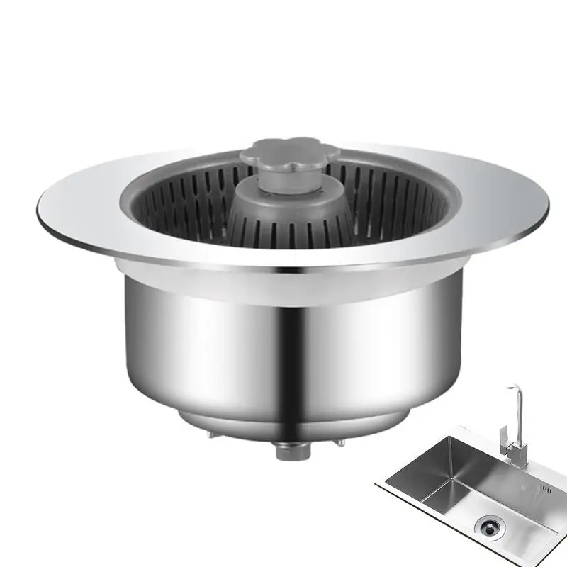 Steel Pop up Sink Drain Strainer Optimal Sealing Kitchen Sink Strainer Durable Sink Drain Basket with Smooth handle for Home
Steel Pop up Sink Drain Strainer Optimal Sealing Kitchen Sink Strainer Durable Sink Drain Basket with Smooth handle for Home