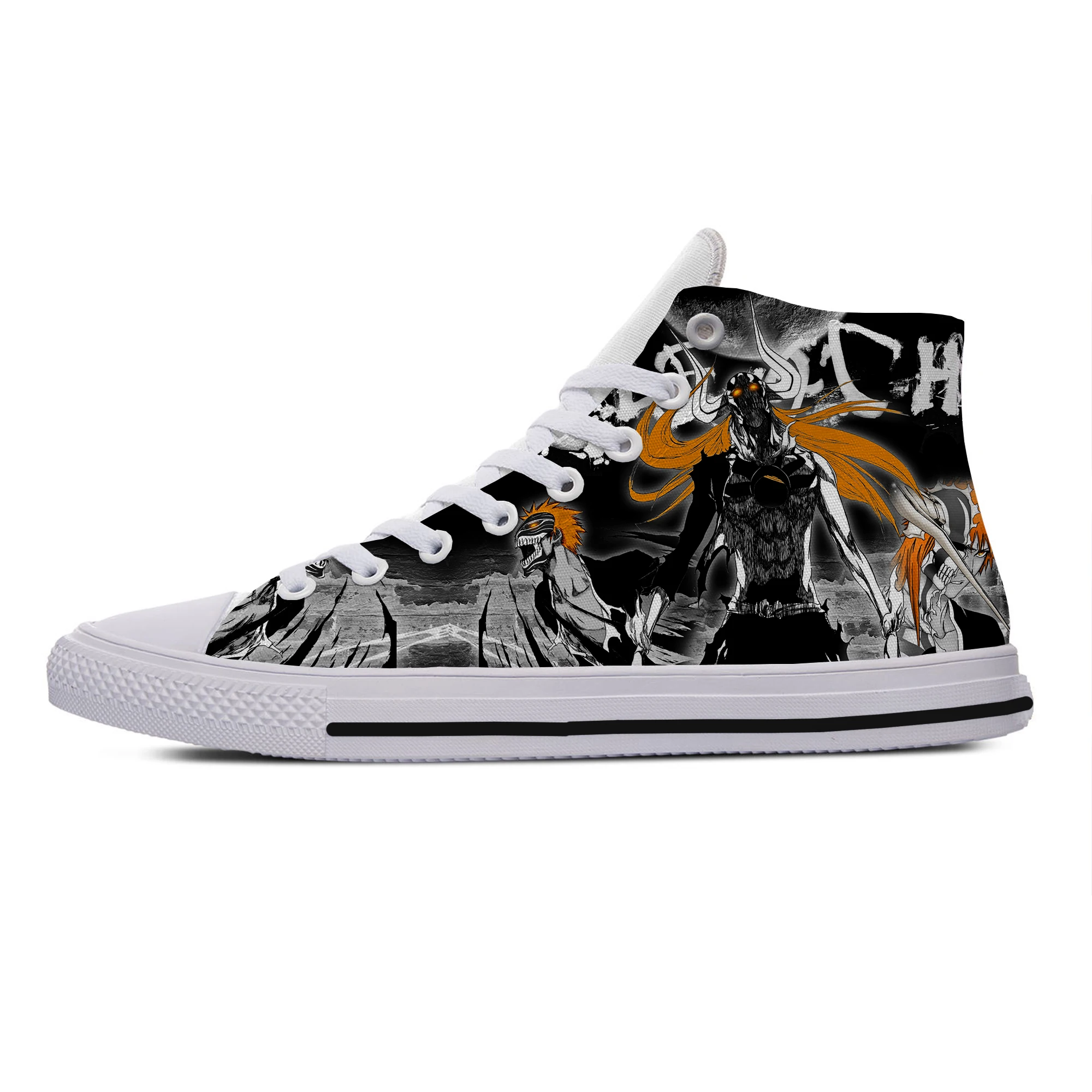 Hot Cool Fashion Funny Summer Sneakers Casual Shoes Cartoon Men Women Anime Bleach Kurosaki Ichigo High Help Classic Board Shoes
Hot Cool Fashion Funny Summer Sneakers Casual Shoes Cartoon Men Women Anime Bleach Kurosaki Ichigo High Help Classic Board Shoes