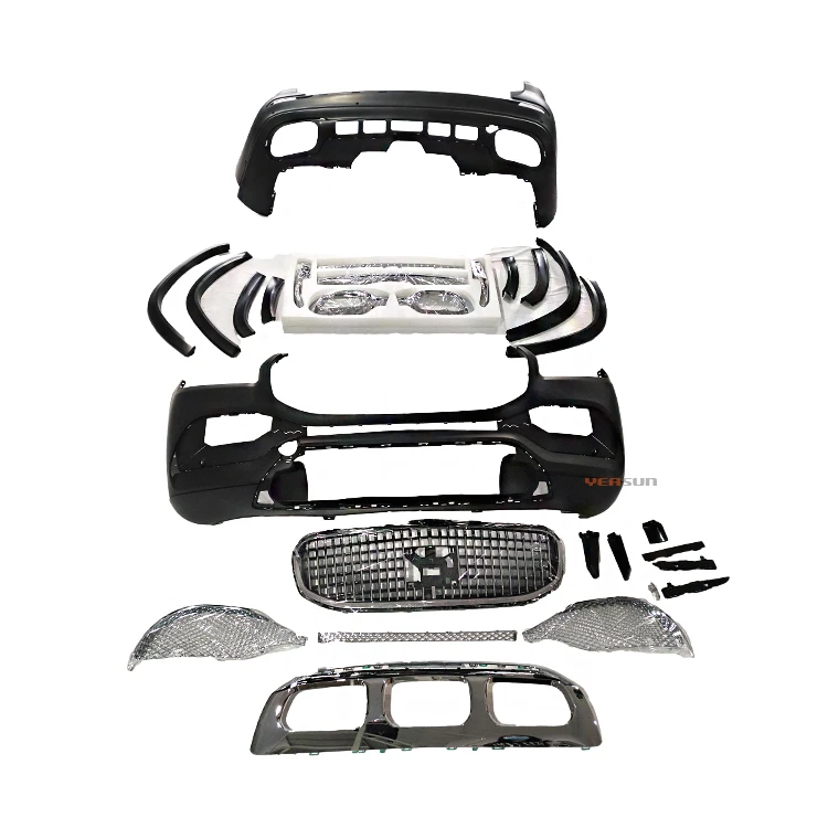 X167 full bodykit for Mercedes Benz GLS X167 bumper with grille 2019 2020 2021
X167 full bodykit for Mercedes Benz GLS X167 bumper with grille 2019 2020 2021