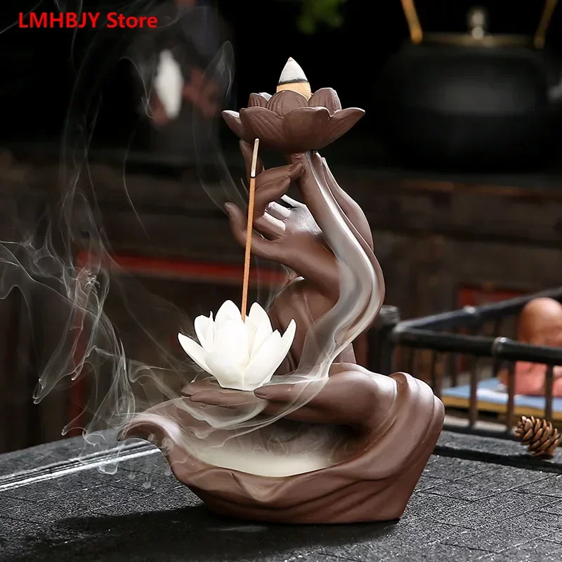 LMHBJY Purple Sand Reflux Incense Burner Ornaments Bergamot Heart Ceramic Incense Burner Home Decorations
LMHBJY Purple Sand Reflux Incense Burner Ornaments Bergamot Heart Ceramic Incense Burner Home Decorations