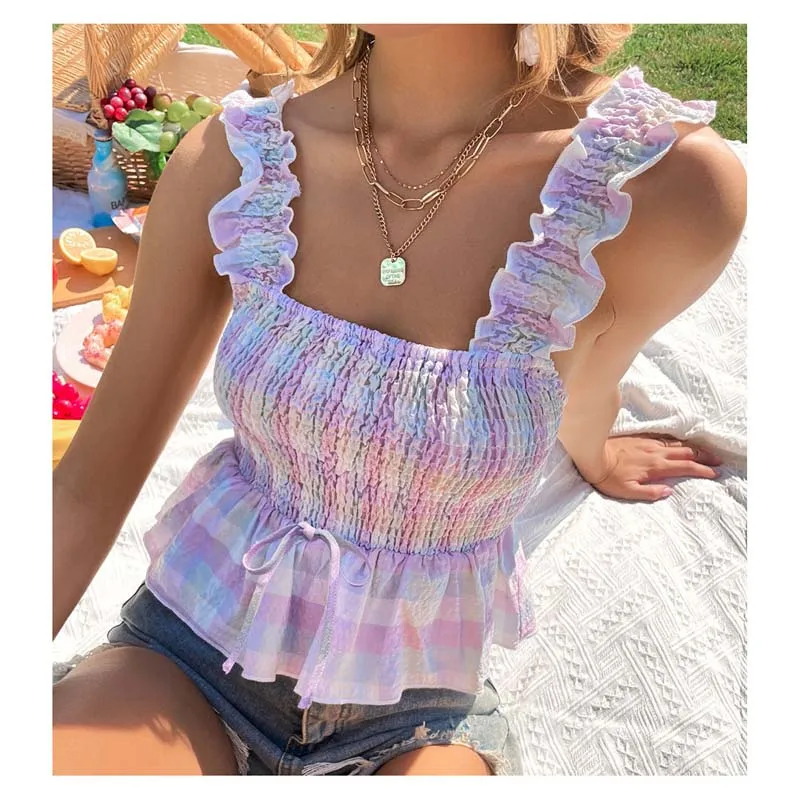 Suspended Tank Top Women's Spicy Girl Summer Low Chest Outwear Design Feeling Careful Machine Pure Desire Small Tank Top Women
Suspended Tank Top Women's Spicy Girl Summer Low Chest Outwear Design Feeling Careful Machine Pure Desire Small Tank Top Women