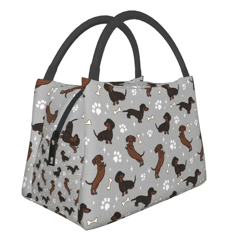 Gray Dachshunds Dackel Insulated Lunch Bags for Camping Travel The Wiener Dog Teckel Resuable Cooler Thermal Bento Box Women
Gray Dachshunds Dackel Insulated Lunch Bags for Camping Travel The Wiener Dog Teckel Resuable Cooler Thermal Bento Box Women