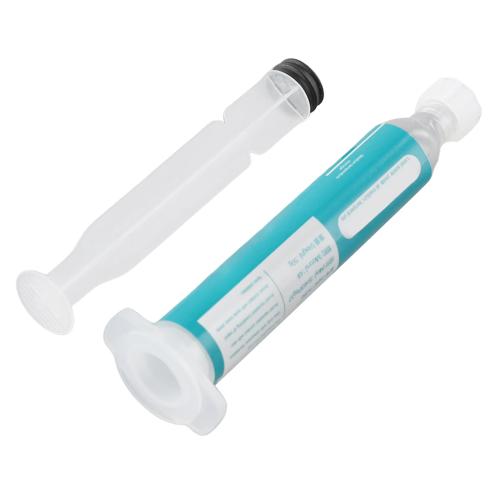 50g Solder Paste Syringe BGA Tin Solder Paste Leaded Sn63/Pb37 Syringe Liquid Melting-Point Low Temperature Lead-free Syringe
50g Solder Paste Syringe BGA Tin Solder Paste Leaded Sn63/Pb37 Syringe Liquid Melting-Point Low Temperature Lead-free Syringe