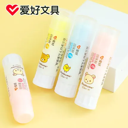 Клей-карандаш AIHAO GS907 Rilakkuma 10 г, прочный клей, школьные и офисные принадлежности, 12 шт.
Клей-карандаш AIHAO GS907 Rilakkuma 10 г, прочный клей, школьные и офисные принадлежности, 12 шт.