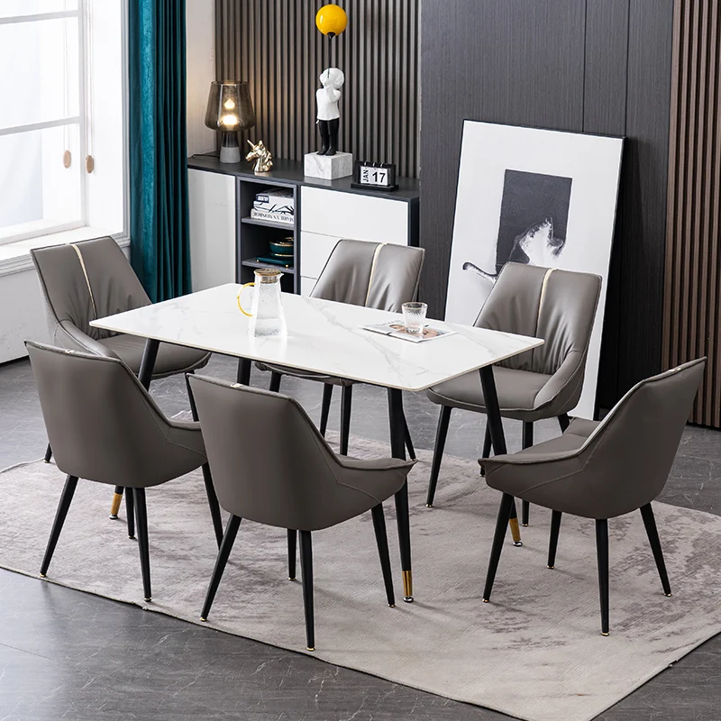 Nordic Armchairs Design Leather Ergonomic Comfortable Modern Office Dining Chair Backrest Soft Restaurant Minimalist Furniture
Nordic Armchairs Design Leather Ergonomic Comfortable Modern Office Dining Chair Backrest Soft Restaurant Minimalist Furniture