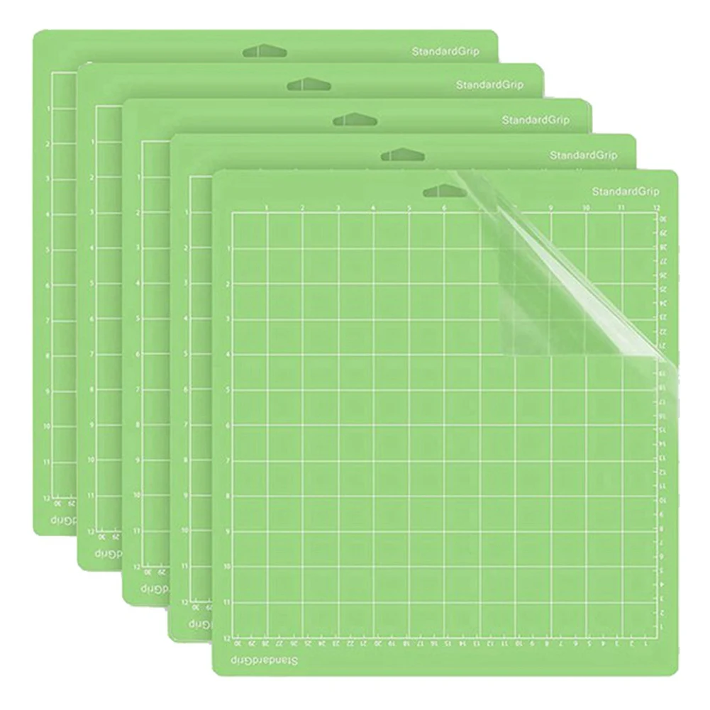 5Pcs Cutting Mat Light Grip for Cricut One/Air/Explore Air2&Air 3 /Maker&Maker 3,Quilting Cutting Mats 12X12 Inch-Green
5Pcs Cutting Mat Light Grip for Cricut One/Air/Explore Air2&Air 3 /Maker&Maker 3,Quilting Cutting Mats 12X12 Inch-Green