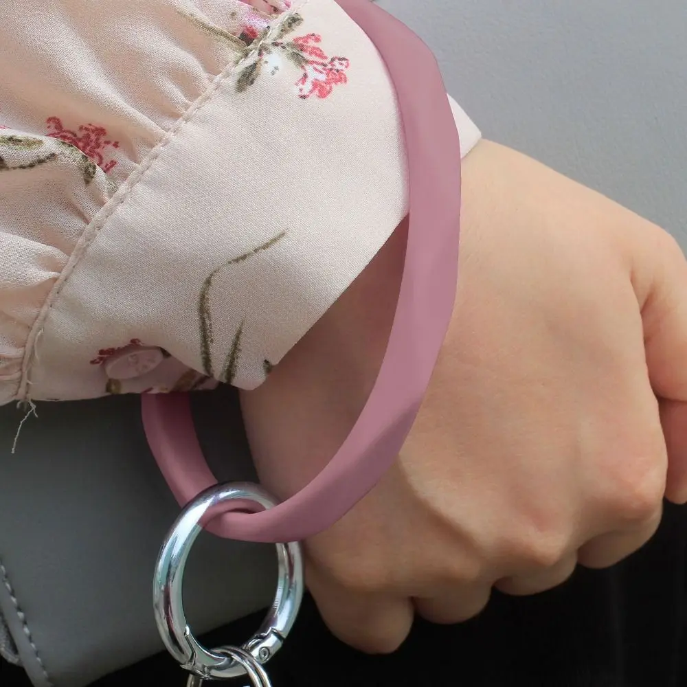 Simple Silicone Keychain Fashion Creative Soft Round Bracelet Keychain Sports Anti-Lost Circle Wristlet Keyring Gift
Simple Silicone Keychain Fashion Creative Soft Round Bracelet Keychain Sports Anti-Lost Circle Wristlet Keyring Gift