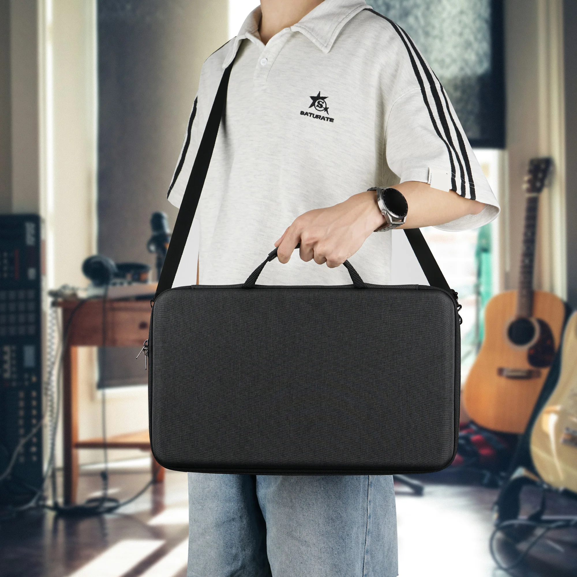 Audio Interface Carrying Case, Compatible Arturia - MicroFreak / MicroBrute UFO / DrumBrute Impact Audio Interface Carrying Case, Compatible Arturia - MicroFreak / MicroBrute UFO / DrumBrute Impact