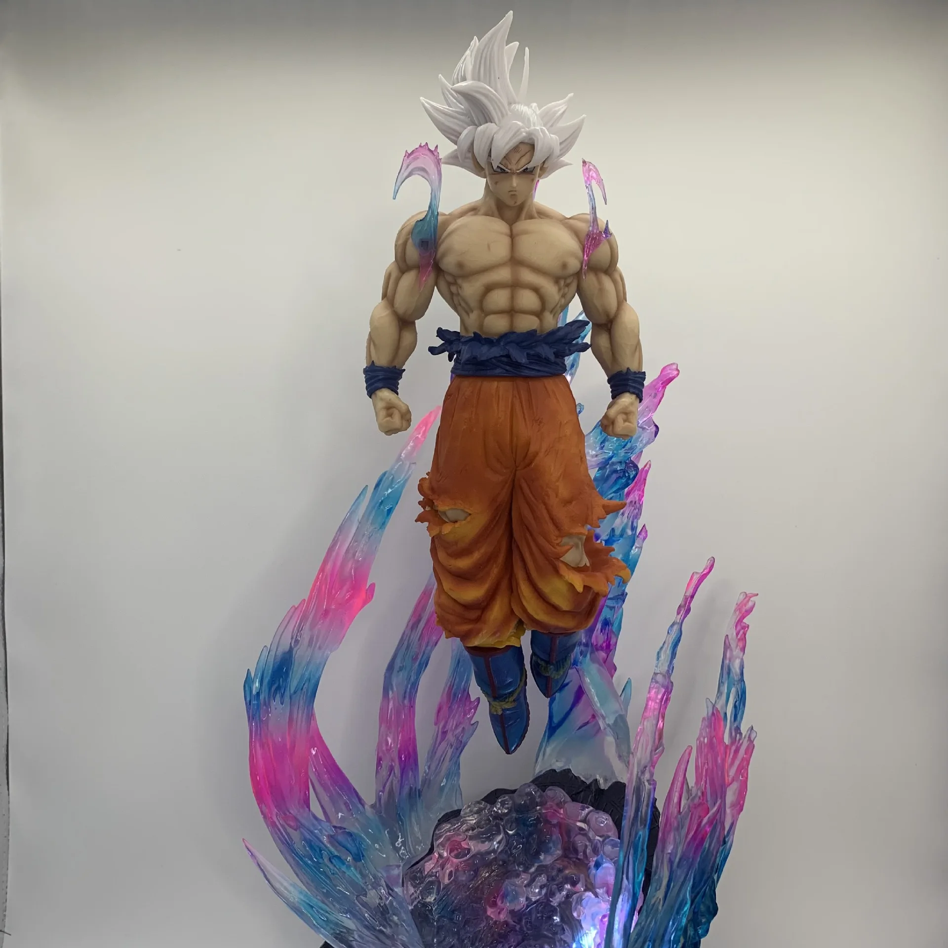 52cm Dragon Ball Super Saiyan Goku Action Figure Three Head Vegeta PVC Collection Statue Model Figurine Toys for Children Gifts
52cm Dragon Ball Super Saiyan Goku Action Figure Three Head Vegeta PVC Collection Statue Model Figurine Toys for Children Gifts