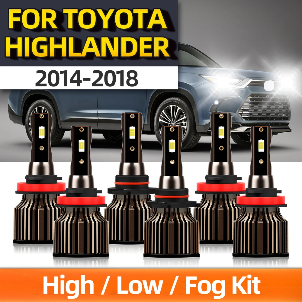 Crossfox 6x 12V 6000K High-speed Fan Low Auto Lamp Car Waterproof H11 High 9005 Fog Light H16 For TOYOTA HIGHLANDER 2014-2018
Crossfox 6x 12V 6000K High-speed Fan Low Auto Lamp Car Waterproof H11 High 9005 Fog Light H16 For TOYOTA HIGHLANDER 2014-2018
