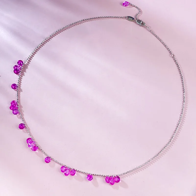 Ожерелье из серебра S925 пробы, неба, звезды, розовый циркон, слезы, разбитая звезда, река, неправильное ожерелье в форме капли воды, бутиковые ювелирные изделия для женщин
Ожерелье из серебра S925 пробы, неба, звезды, розовый циркон, слезы, разбитая звезда, река, неправильное ожерелье в форме капли воды, бутиковые ювелирные изделия для женщин
