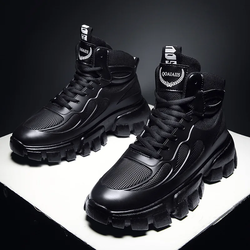 Black High Gang Platform Boots 2024 New Men Cotton Shoes Warm Sports Jogging Plus Velvet Snow Boots Winter Leather Boots for men
Black High Gang Platform Boots 2024 New Men Cotton Shoes Warm Sports Jogging Plus Velvet Snow Boots Winter Leather Boots for men