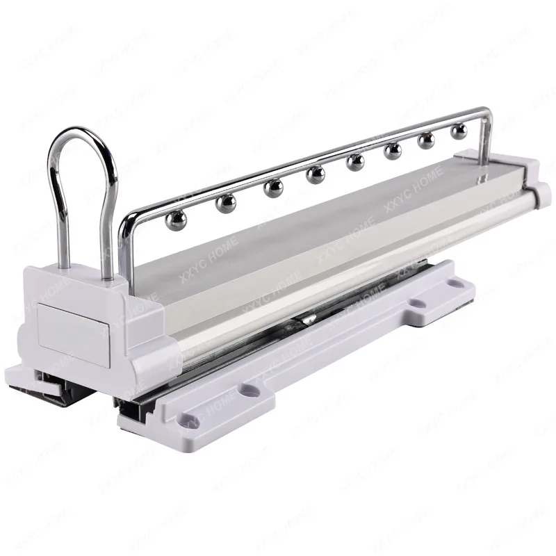 Wardrobe Top-mounted Hanger In-cabinet Clothes Hanger Cloakroom Push-pull Telescopic Closet Multifunctional Clothes Rail
Wardrobe Top-mounted Hanger In-cabinet Clothes Hanger Cloakroom Push-pull Telescopic Closet Multifunctional Clothes Rail