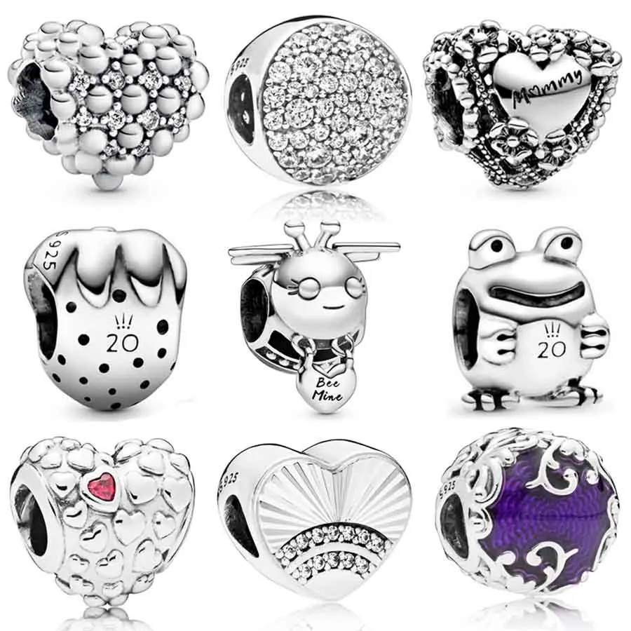 Original Beaded Sparkling Love Heart With Crystal Bead Mummy Charms Fit Europe Bracelet 925 Sterling Silver Bead Jewelry
Original Beaded Sparkling Love Heart With Crystal Bead Mummy Charms Fit Europe Bracelet 925 Sterling Silver Bead Jewelry