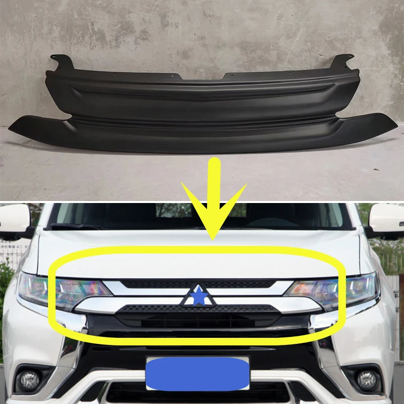 

Fit Mitsubishi Outlander 2015 2016 2017 2018 2019 2020 2021 Year Racing Grille Redesign Front Bumper Grill Body Kit Accessories