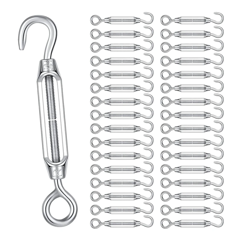 32 шт., M4hook And Eye Turnbuckle для натяжения кабеля, для натяжения троса, для DIY String светильник, картина, веревка для палатки
32 шт., M4hook And Eye Turnbuckle для натяжения кабеля, для натяжения троса, для DIY String светильник, картина, веревка для палатки