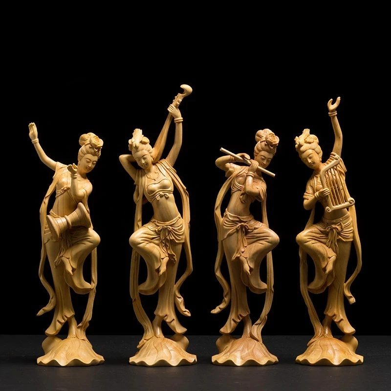 4 Beautiful Yoga Statue Flying Four Buddhas Thailand Wood Sculpture Carving Crafts Garden Decoration
4 Beautiful Yoga Statue Flying Four Buddhas Thailand Wood Sculpture Carving Crafts Garden Decoration