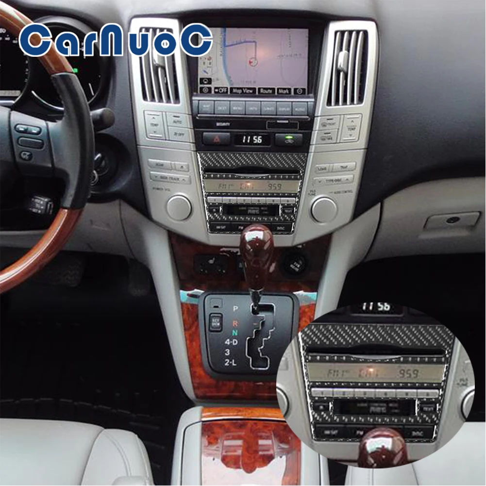 Car Stickers Radio Control Panel With Cassette Decoration Accessories Carbon Fiber Interior Strips For Lexus RX330 RX350 Series
Car Stickers Radio Control Panel With Cassette Decoration Accessories Carbon Fiber Interior Strips For Lexus RX330 RX350 Series