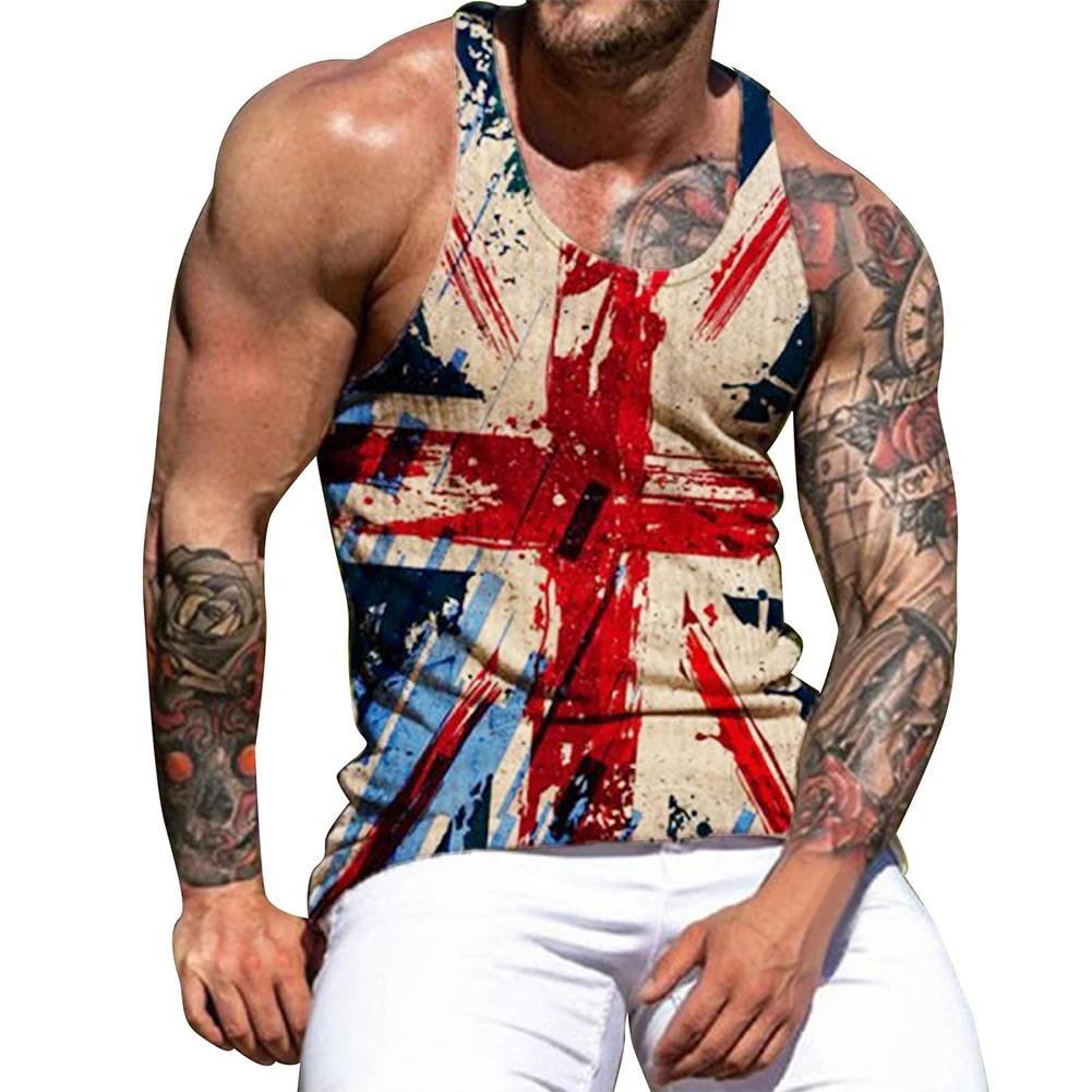 Men's Print Muscle Vest Bodybuilding Gym Fitness Tank Tops Male Sleeveless Leopard T-shirts Male Workout Undershirts Colorful
Men's Print Muscle Vest Bodybuilding Gym Fitness Tank Tops Male Sleeveless Leopard T-shirts Male Workout Undershirts Colorful