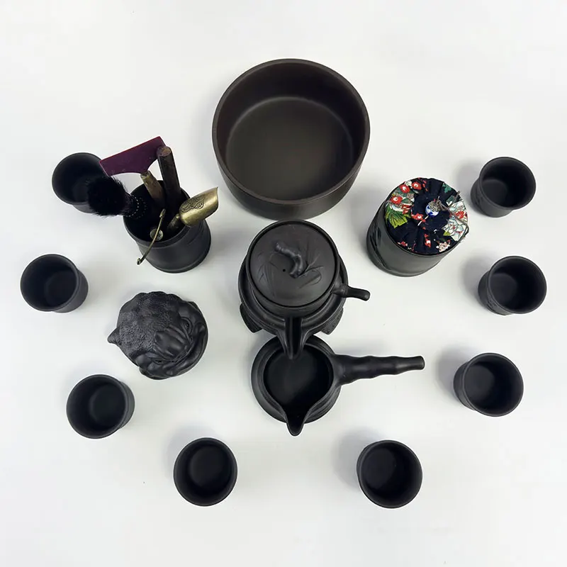 Purple clay tea set home lazy tea ware purple clay pot automatic tea teapot Kung Fu tea cup light luxury high-grade
Purple clay tea set home lazy tea ware purple clay pot automatic tea teapot Kung Fu tea cup light luxury high-grade