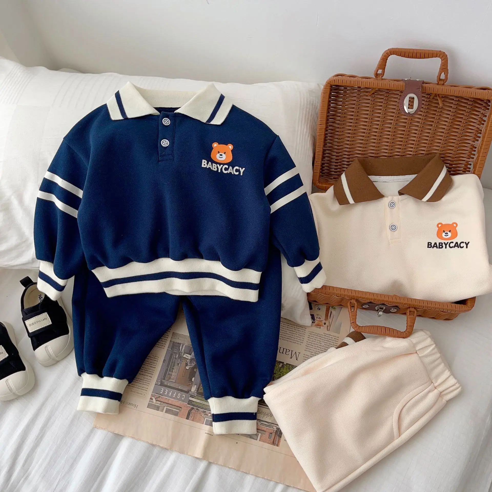 2023 Autumn Korean Children's Clothing Set Baby Boys Clothes Bear Hoodie And Sweatpants 2Pcs Sets Toddler Kids Sports Outfits
2023 Autumn Korean Children's Clothing Set Baby Boys Clothes Bear Hoodie And Sweatpants 2Pcs Sets Toddler Kids Sports Outfits