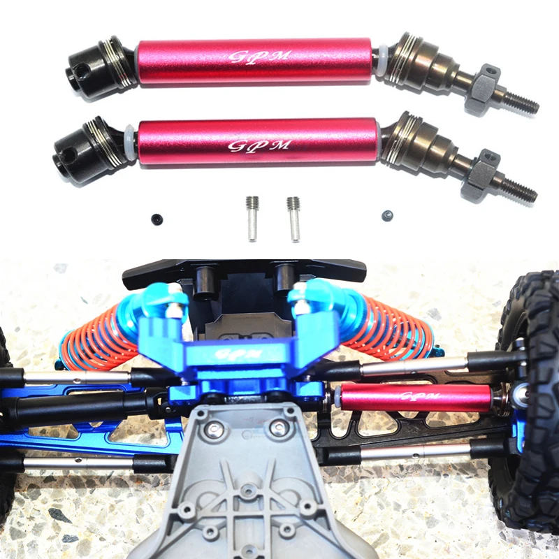 RUSTLER 4X4 VXL 67076-445# hardened steel head + aluminum barrel retractable CVD front universal joint-pair
RUSTLER 4X4 VXL 67076-445# hardened steel head + aluminum barrel retractable CVD front universal joint-pair