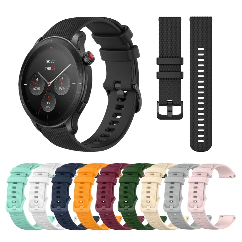 Ремешок силиконовый для Amazfit GTR 4 GTR4 GTR3 GTR2 Pro, спортивный сменный Браслет для часов GTR 47 мм Stratos 3, 22 мм
Ремешок силиконовый для Amazfit GTR 4 GTR4 GTR3 GTR2 Pro, спортивный сменный Браслет для часов GTR 47 мм Stratos 3, 22 мм